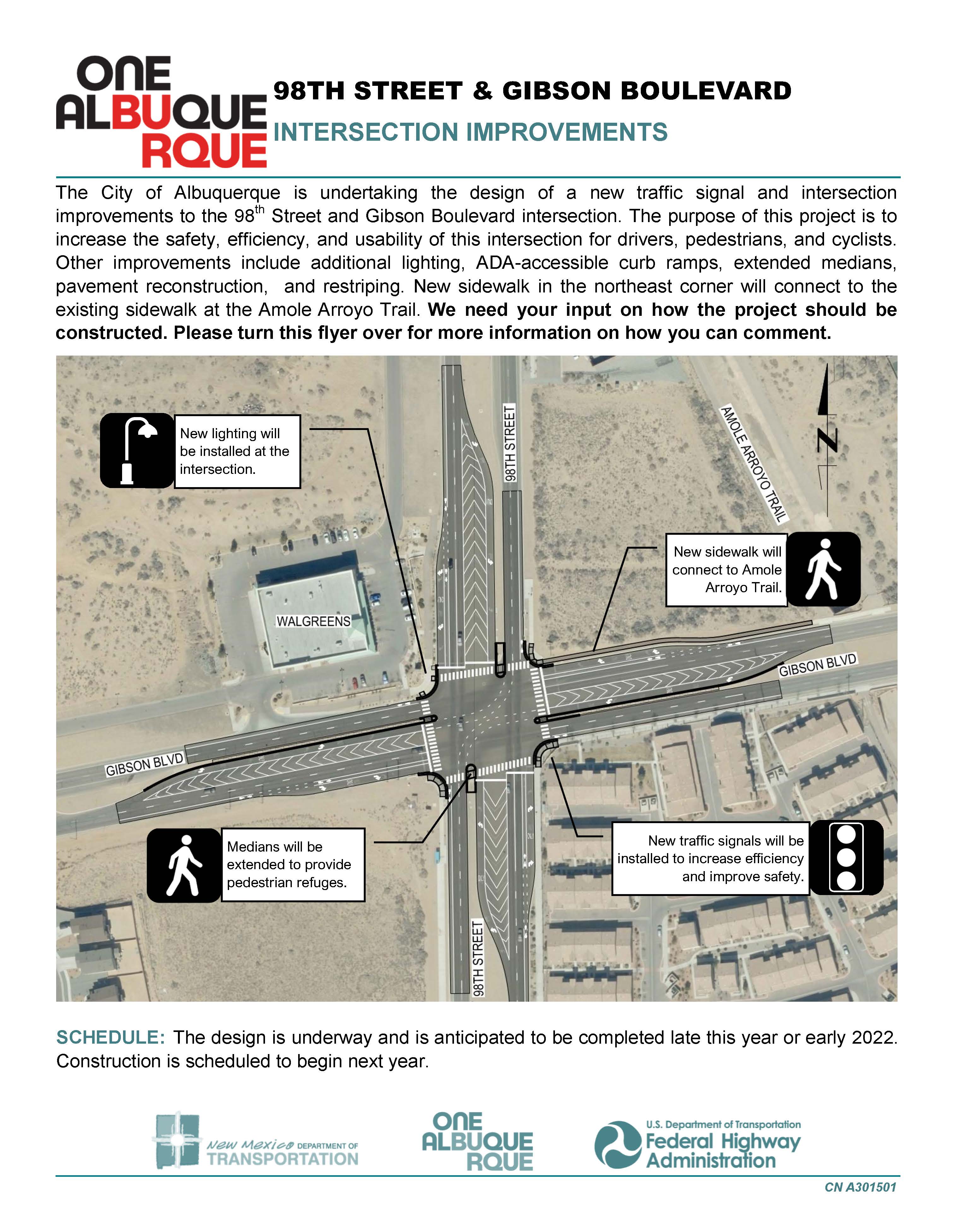 98th Street and Gibson Boulevard Intersection Improvements